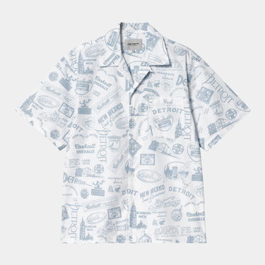 Košeľa Carhartt WIP Carhartt WIP S/S State Souvenir Shirt Biela | I034550_9, 0