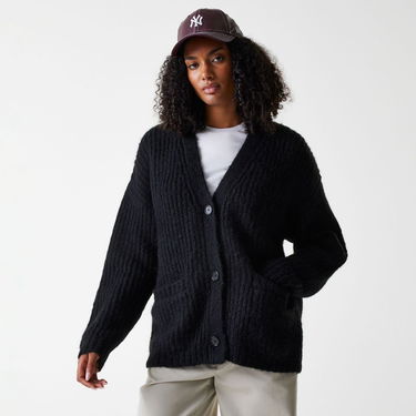 Sveter New Era New Era MLB NY Yankees Cardigan Sweater Čierna | 60684485, 0
