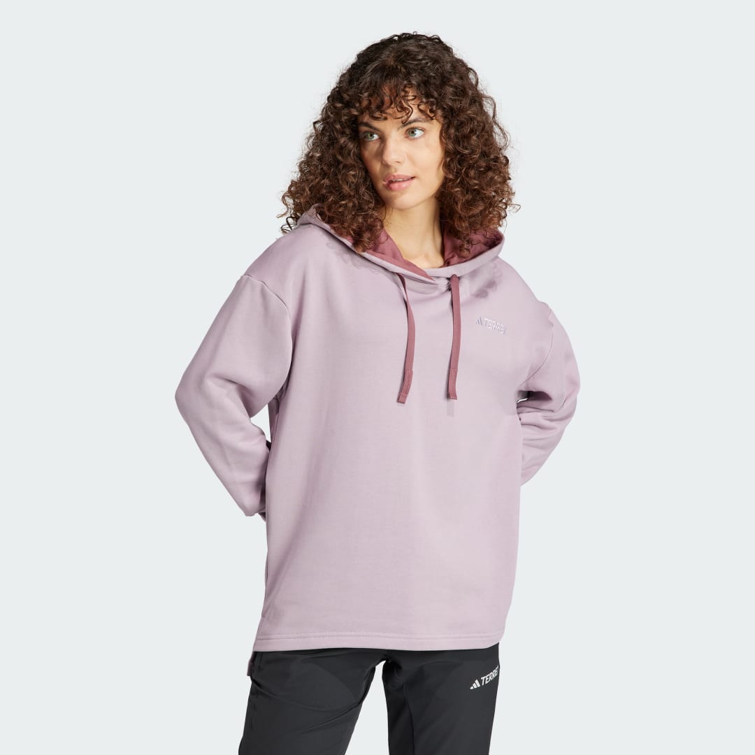 Mikina adidas Performance adidas TERREX Mikina Terrex Logo Ružová | IN4712, 0