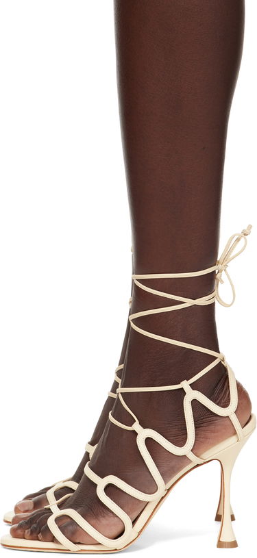Doplnky Manolo Blahnik Manolo Blahnik Fawda Heeled Sandals Béžová | 125-2839, 2