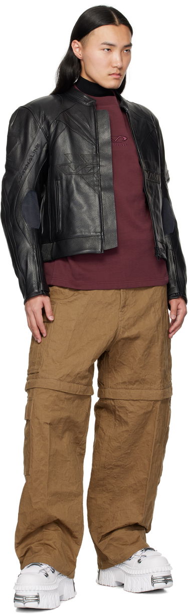 Cargo nohavice VETEMENTS Vetements Wrinkled Cargo Pants Hnedá | UA66PA100S, 3