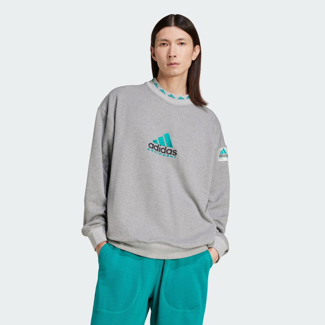 Mikina adidas Performance EQT Crewneck Sweatshirt Šedá | JP0190, 0