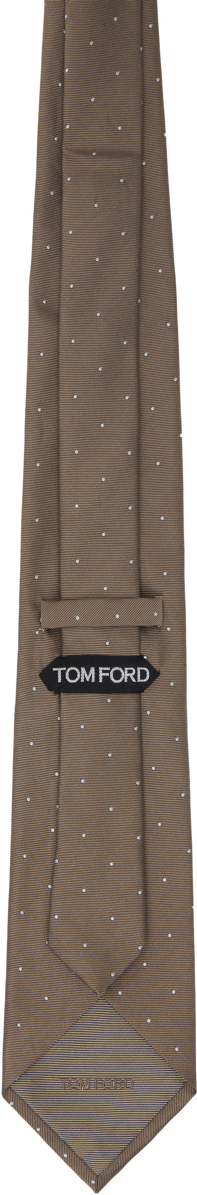 Opasok Tom Ford Tom Ford Polka Dot Tie Hnedá | STE001-S0093, 1