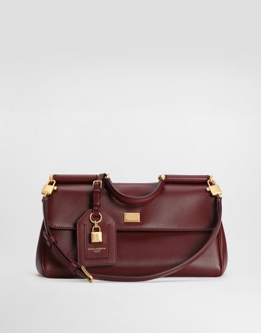 Kabelka Dolce & Gabbana Dolce & Gabbana My Sicily Plongé Calfskin Handbag Vínová | BB7782B732180346, 0