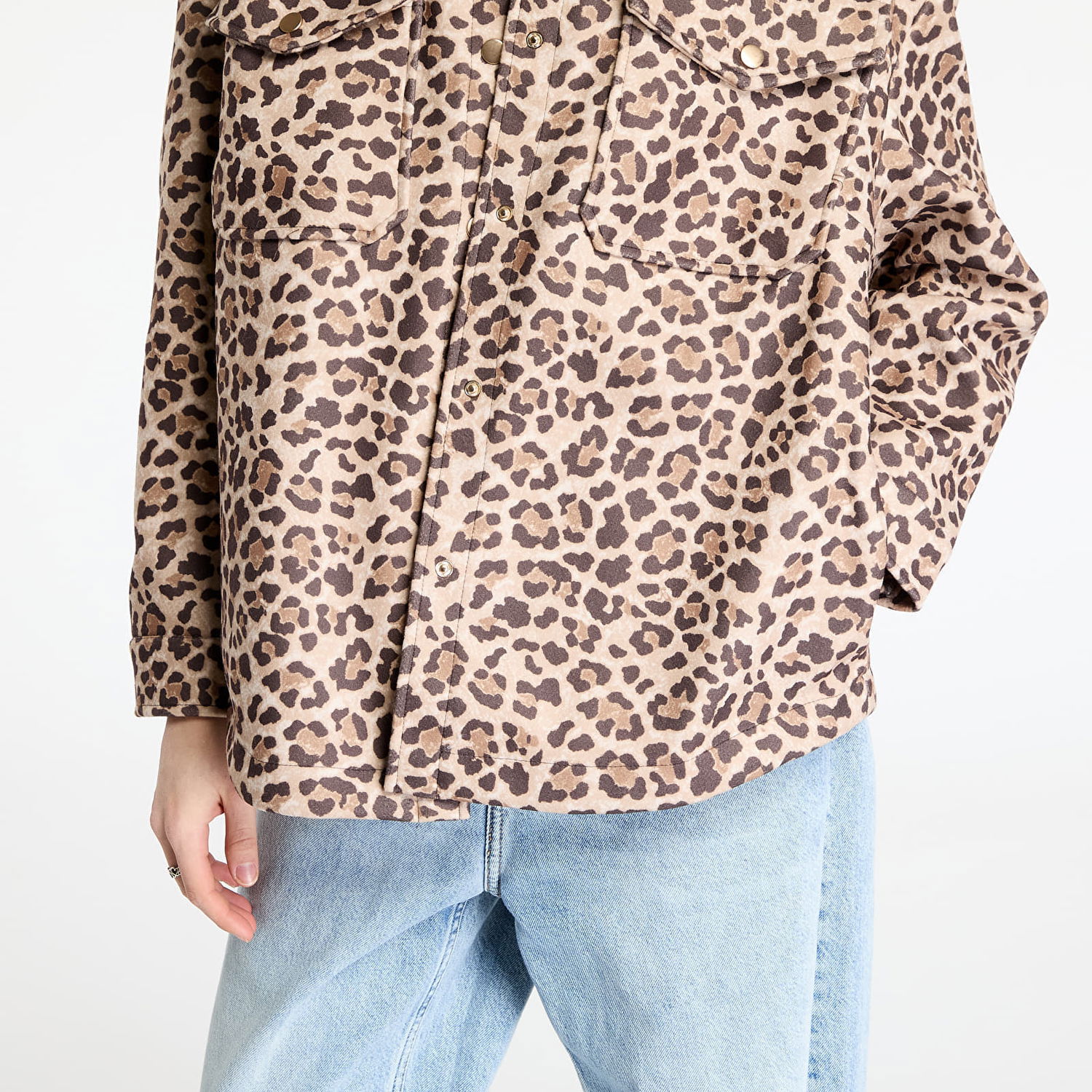 Košeľa Urban Classics Urban Classics AOP Overshirt Béžová | TB5085-01720, 1