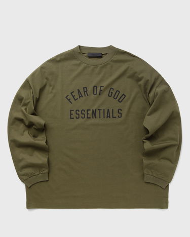 Tričko Fear of God Essentials Jersey Longsleeve T-Shirt Zelené | 125BT244204F-031, 0