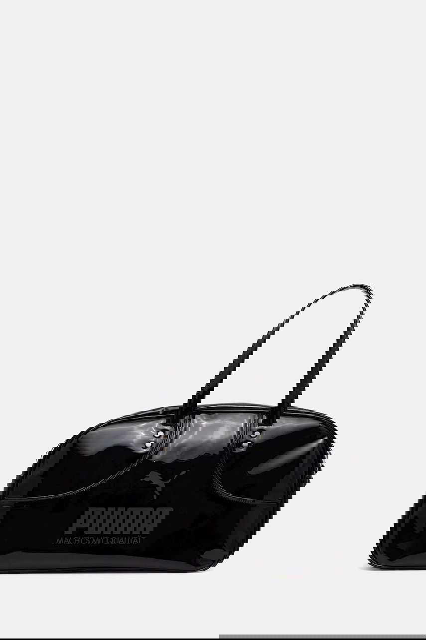Kabelka Puma Shiny Patent Bowling Bag Čierna | 91428, 0