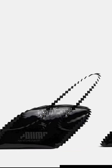 Kabelka Puma Shiny Patent Bowling Bag Čierna | 91428, 0