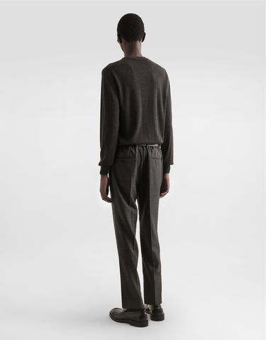 Nohavice Dolce & Gabbana Pleated Wool Trousers Šedá | GV4EETFU25ES8290, 2