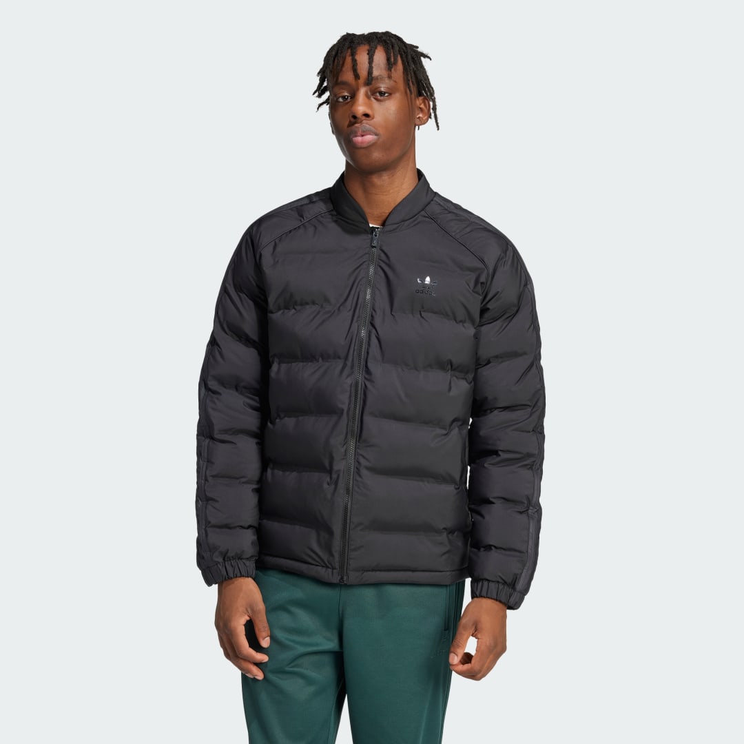 Prešívaná bunda adidas Performance SST Down Čierna | IZ1841, 0