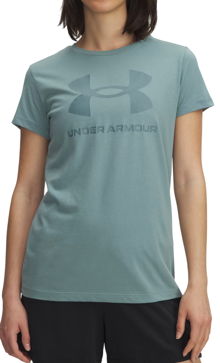 Tričko Under Armour T-Shirt UA Logo Short Sleeve Tyrkysová | 1356305-323