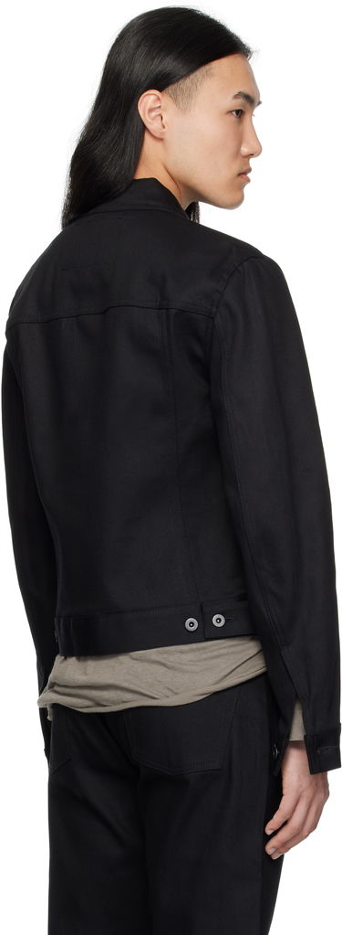 Bunda Rick Owens Rick Owens DRKSHDW Hollywood Trucker Denim Jacket Čierna | DL01E6788 BLKJP, 2