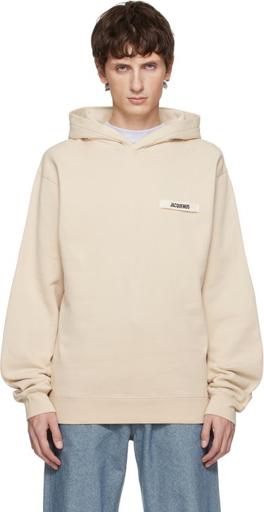 Mikina Jacquemus 'The Gros Grain' Hoodie Béžová | 25EHOM00247AJ00126, 0