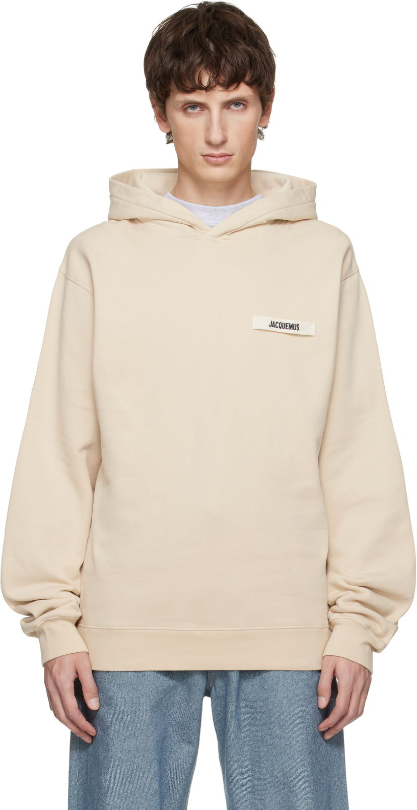 Mikina Jacquemus 'The Gros Grain' Hoodie Béžová | 25EHOM00247AJ00126