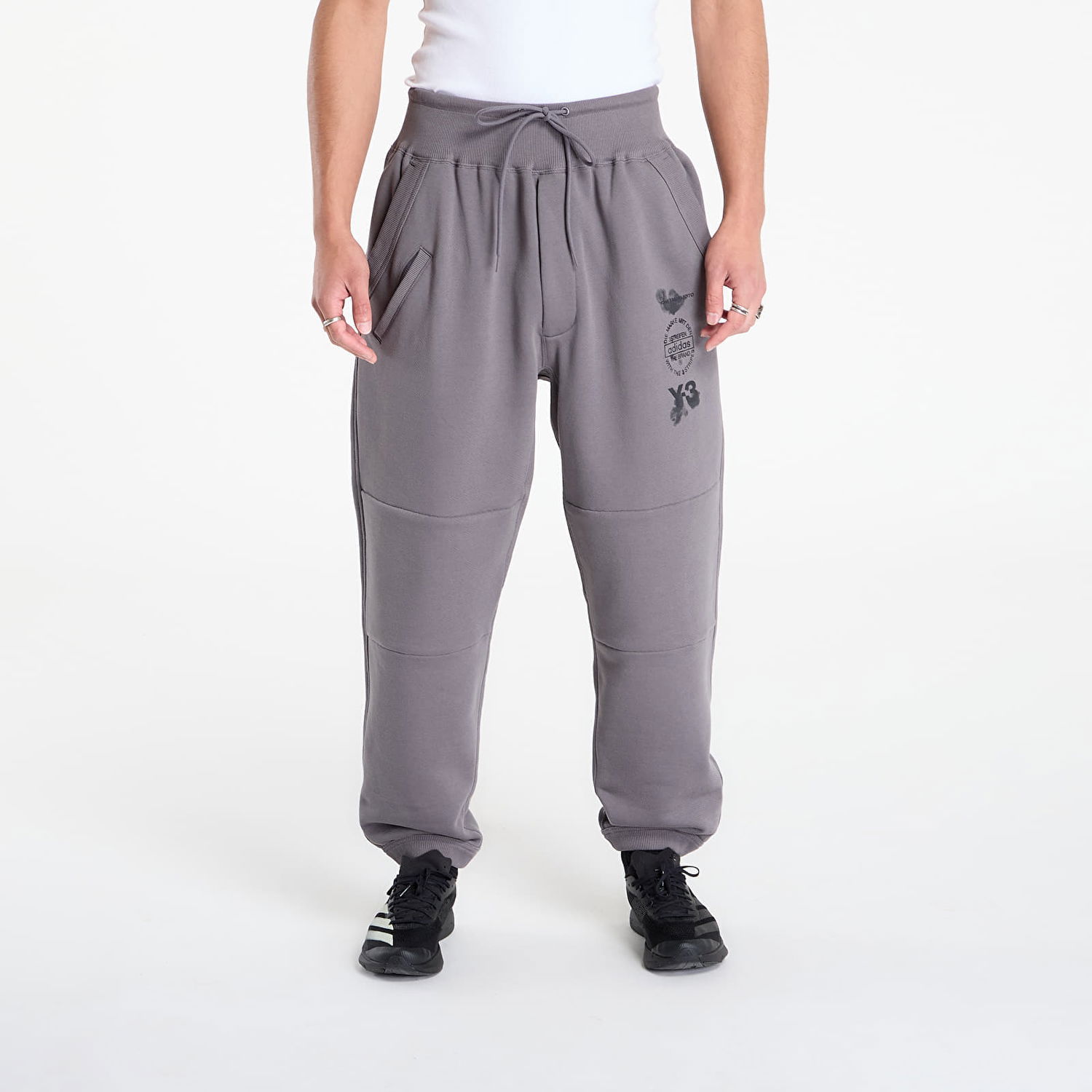 Tepláky Y-3 Track Pant Granite Šedá | JZ0723, 0