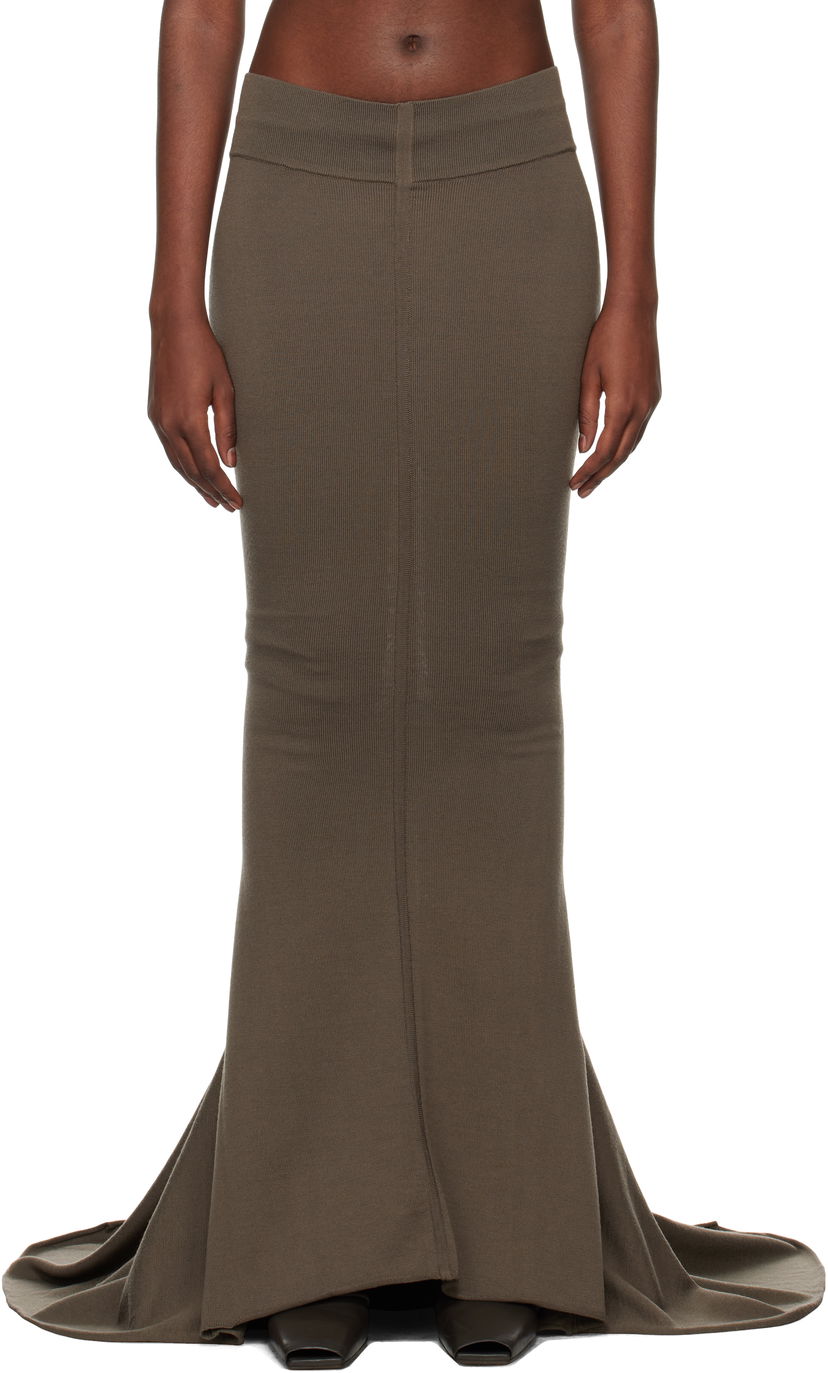 Sukňa Rick Owens Maxi Skirt Šedá | RO02D3689 M