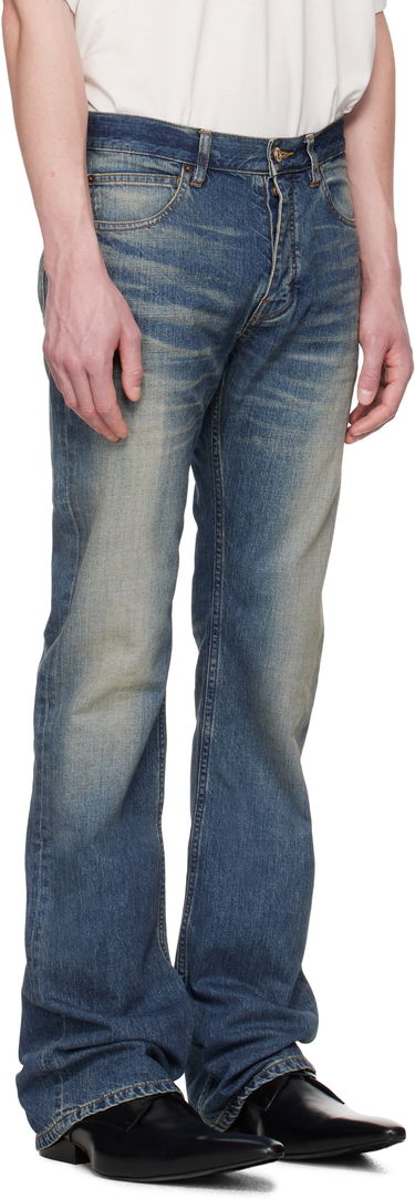 Džínsy Balenciaga Balenciaga Straight Fit Jeans Modrá | 814086TRW62, 1