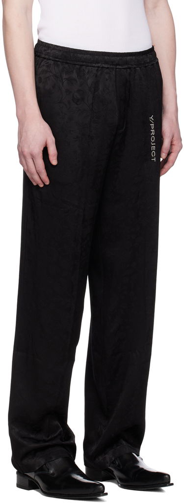 Nohavice Y/PROJECT Y/Project Jacquard Lounge Pants Čierna | PANT98-S24, 1