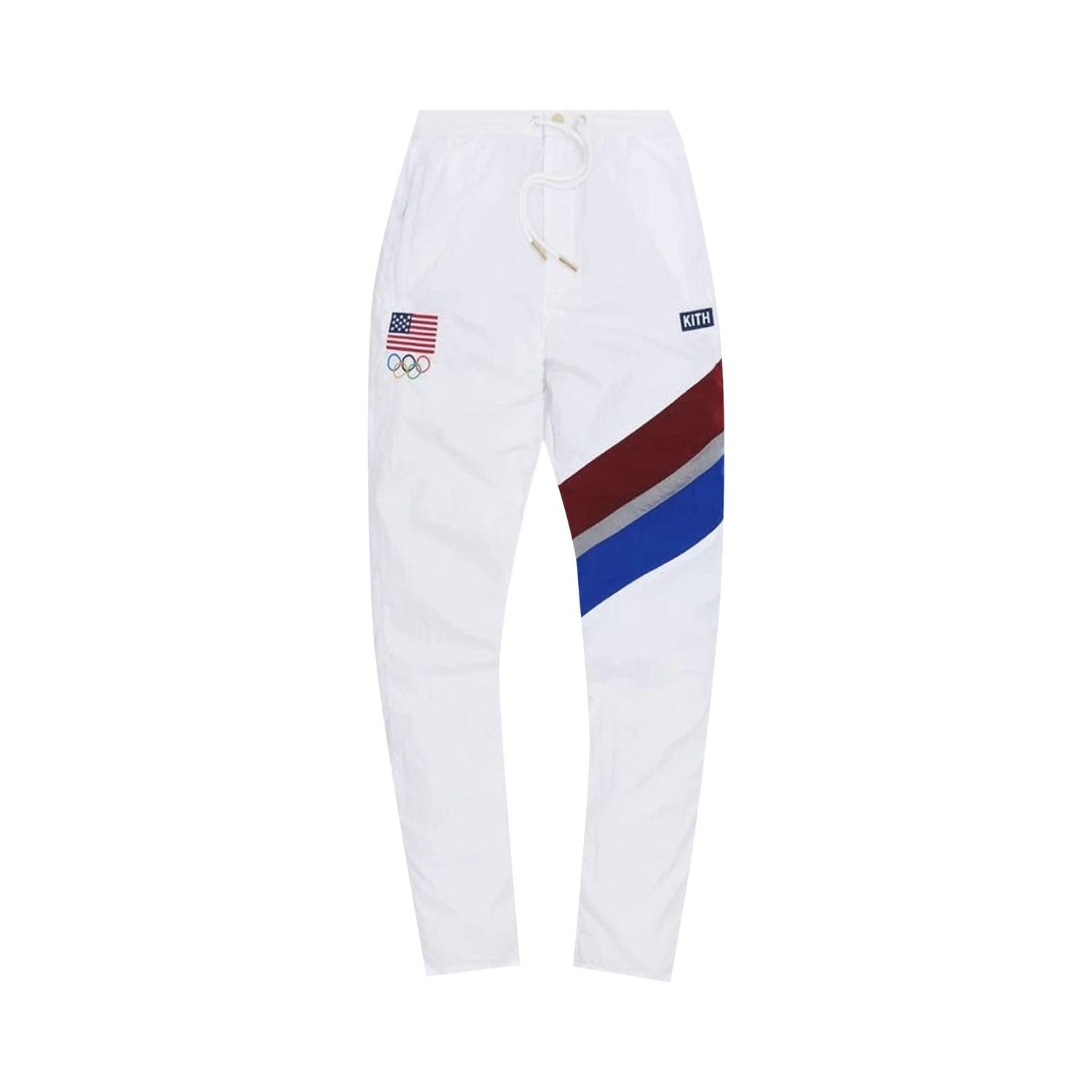Tepláky KITH USA Olympics Track Pant Biela | 0725 1SS200204UOTP WHIT, 1