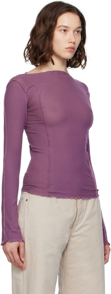 Tričko Baserange Baserange Omato Long Sleeve T-Shirt Čierna | TTOML-CR-AU25, 4