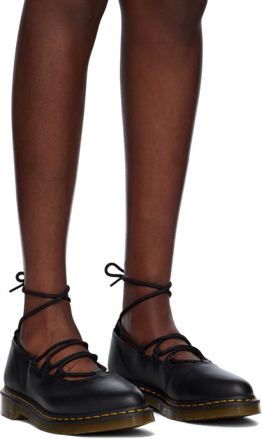 Starostlivosť o obuv Dr. Martens Dr. Martens Elphie II Virginia Leather Ballet Loafers Čierna | 40683001, 3