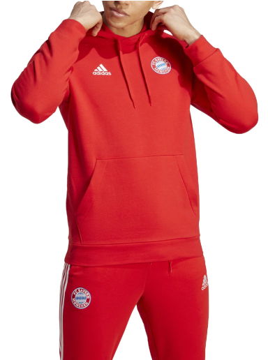 Mikina adidas Performance FC Bayern DNA Hoodie Červená | hy3291