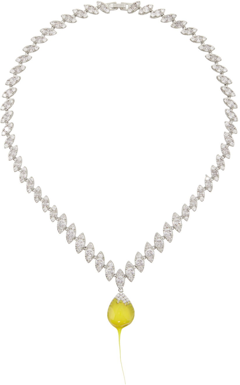 Náhrdelník Ottolinger Ottolinger Exclusive Diamond Dip Necklace Žltá | 2500608