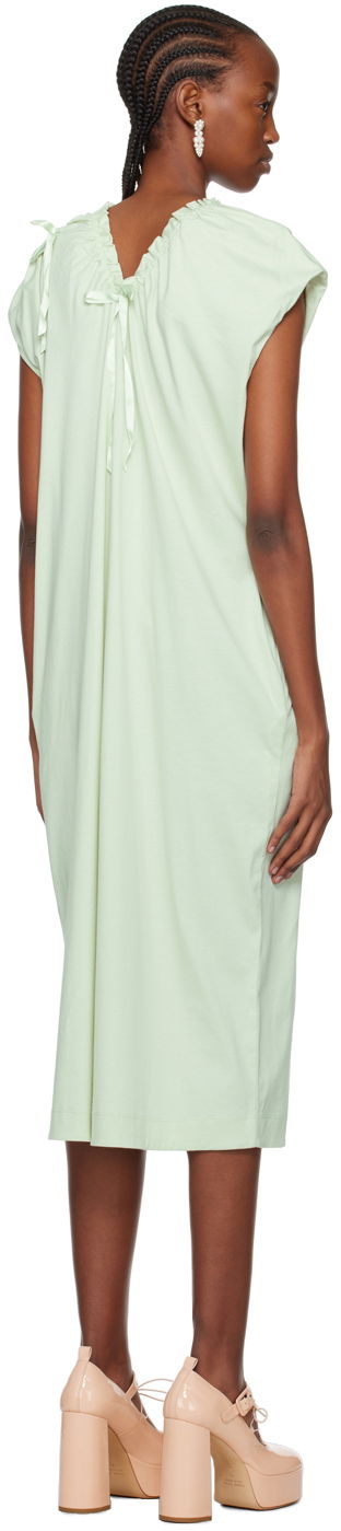 Šaty Simone Rocha Simone Rocha Shoulder Bite Midi Dress Zelené | 7273 0553, 2