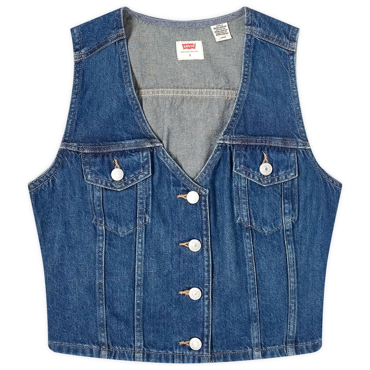 Kabáty Levi's Waistcoat Navy | A8682-0006, 0