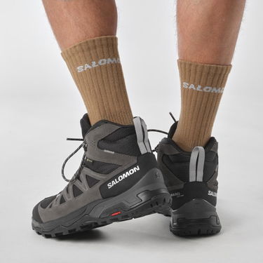Tenisky a topánky Salomon X Ward Leather Mid Gtx Šedá | L47181700, 1