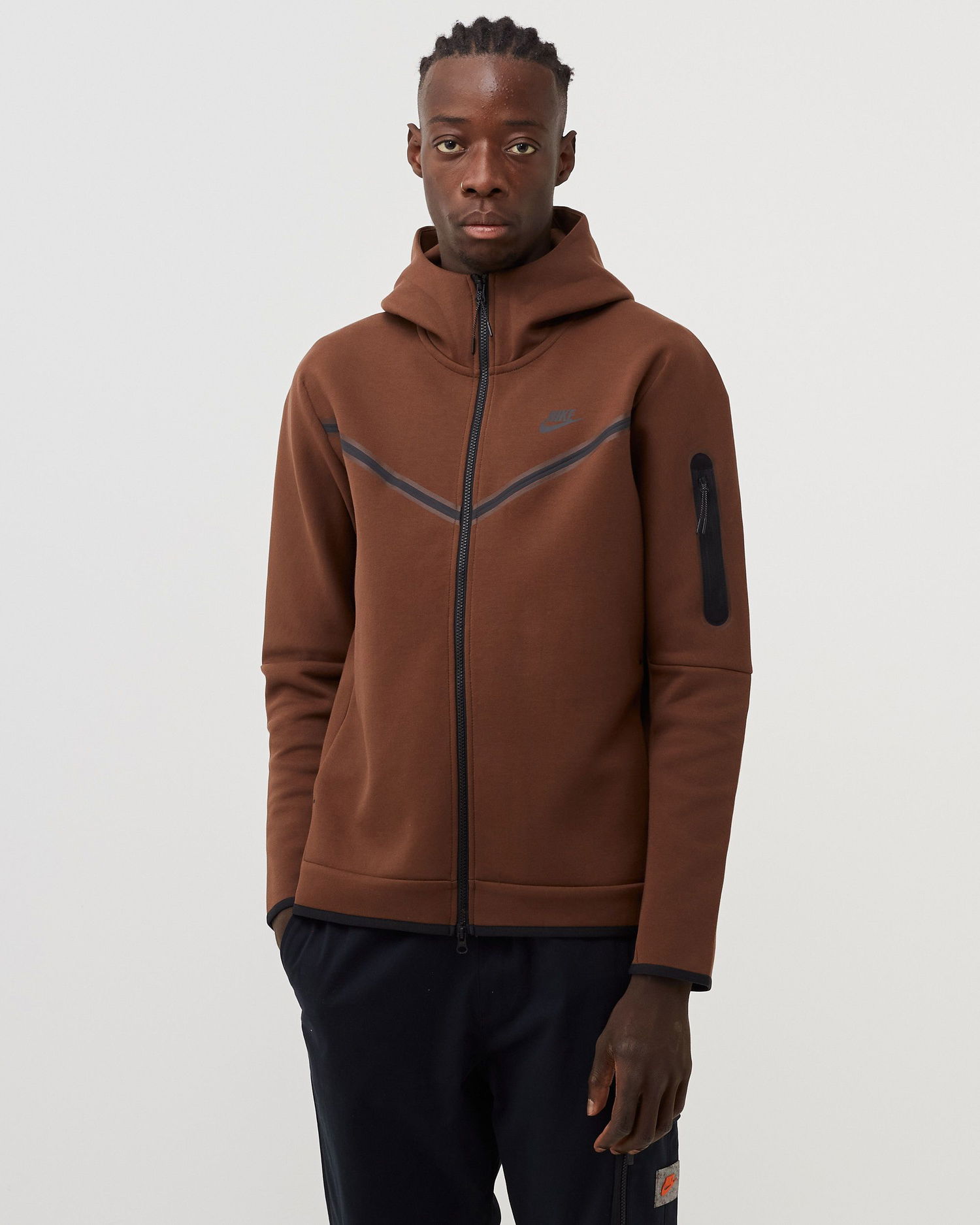 Mikina Nike Hoodie Sportswear Tech Fleece Hnedá | cu4489-259, 0
