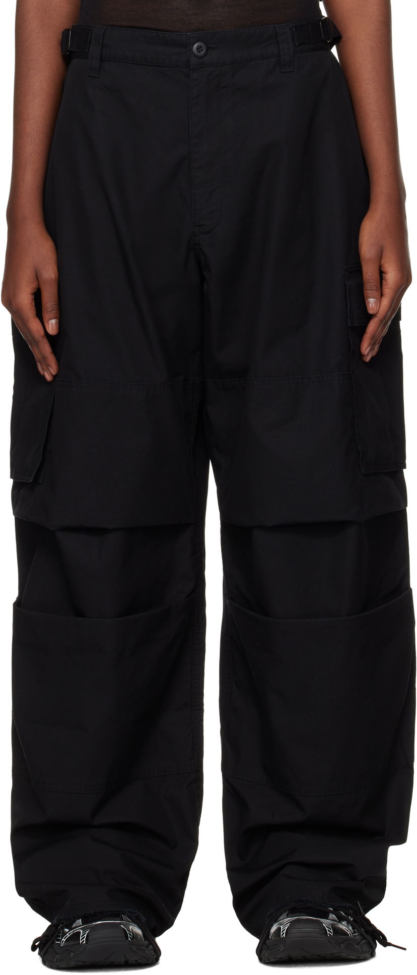 Cargo nohavice 032C Overtime Cargo Pants Čierna | F24-URW-1001-000-W