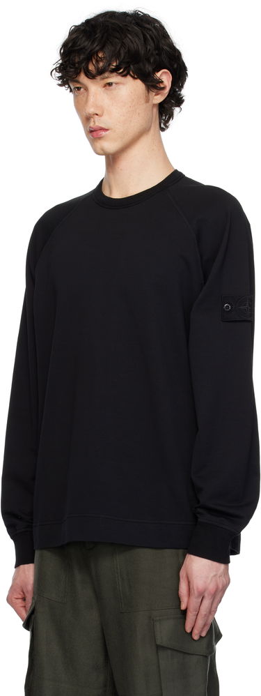 Sveter Stone Island Stone Island Garment Dyed Sweatshirt Čierna | K1S15 6100011 S00F3, 3
