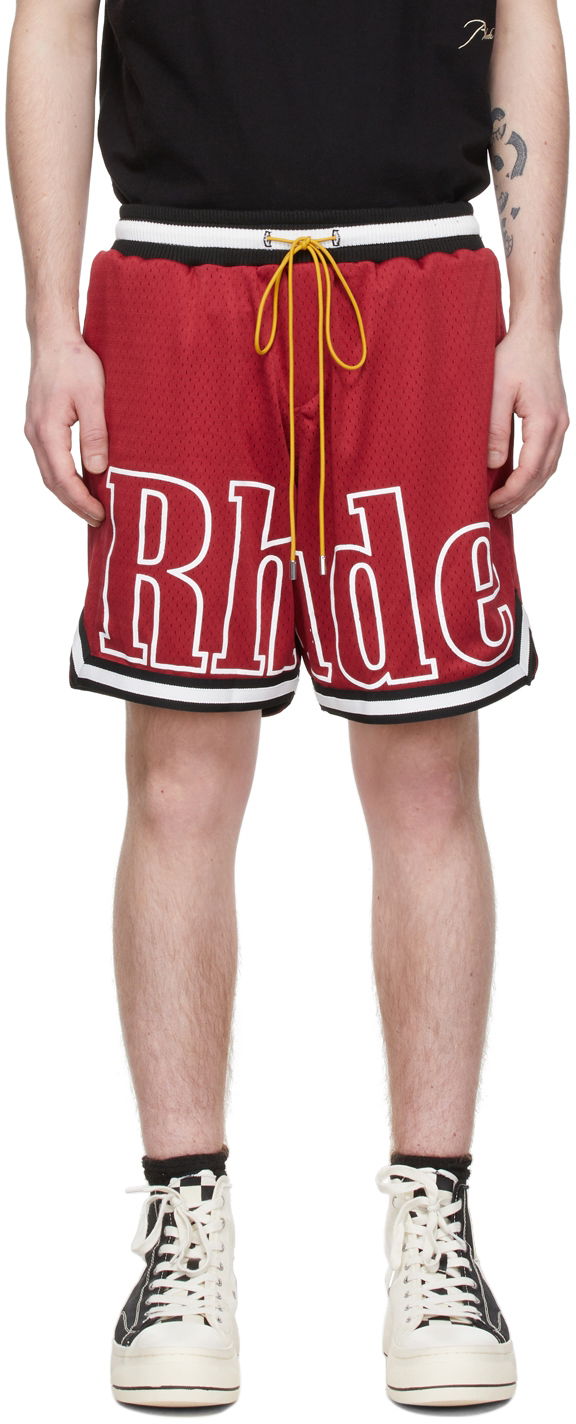 Šortky Rhude Polyester Shorts Červená | RHSS22SH01196127, 0