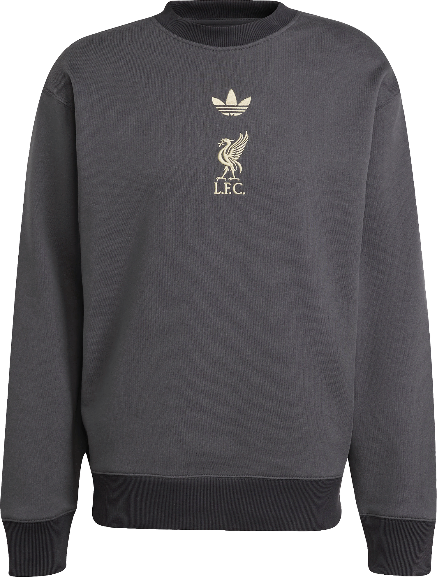 Mikina adidas Originals FC Liverpool Lifestyler Sweatshirt Šedá | kc7801, 0