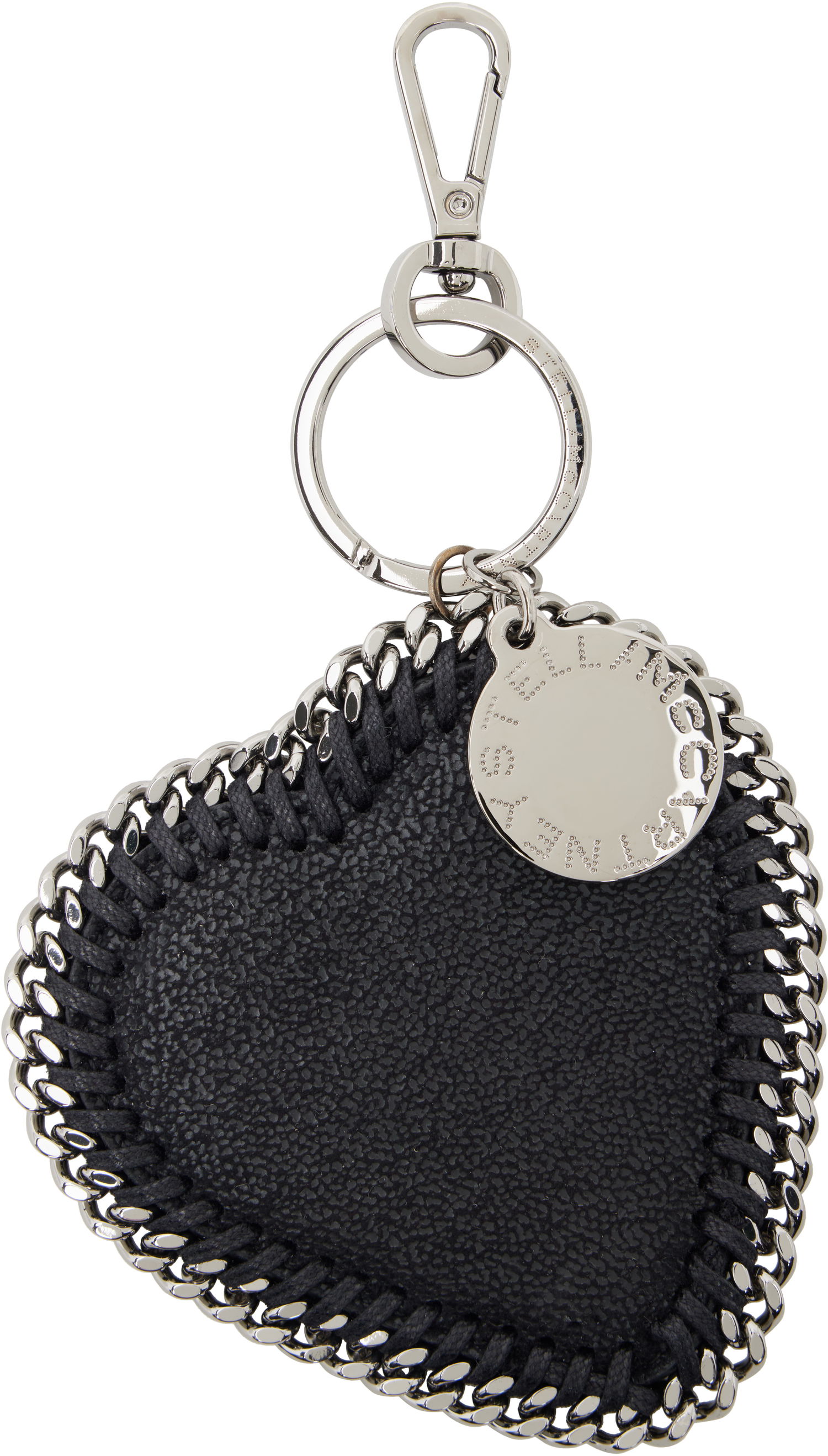 Kľúčenka Stella McCartney Stella McCartney Heart Charm Keychain Čierna | 7V0106W9132, 0