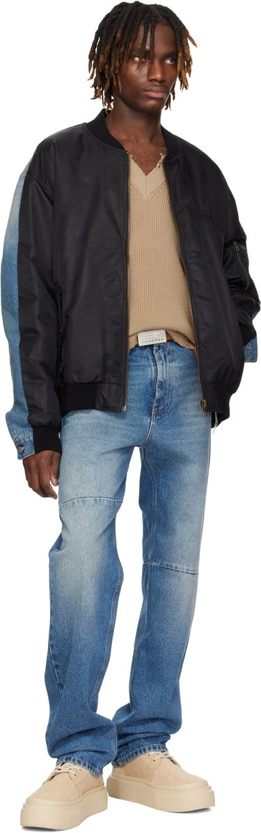 Bomber bunda Maison Margiela MM6 Maison Margiela Sports Denim Bomber Jacket Čierna | SH0AM0044 MTN038, 3