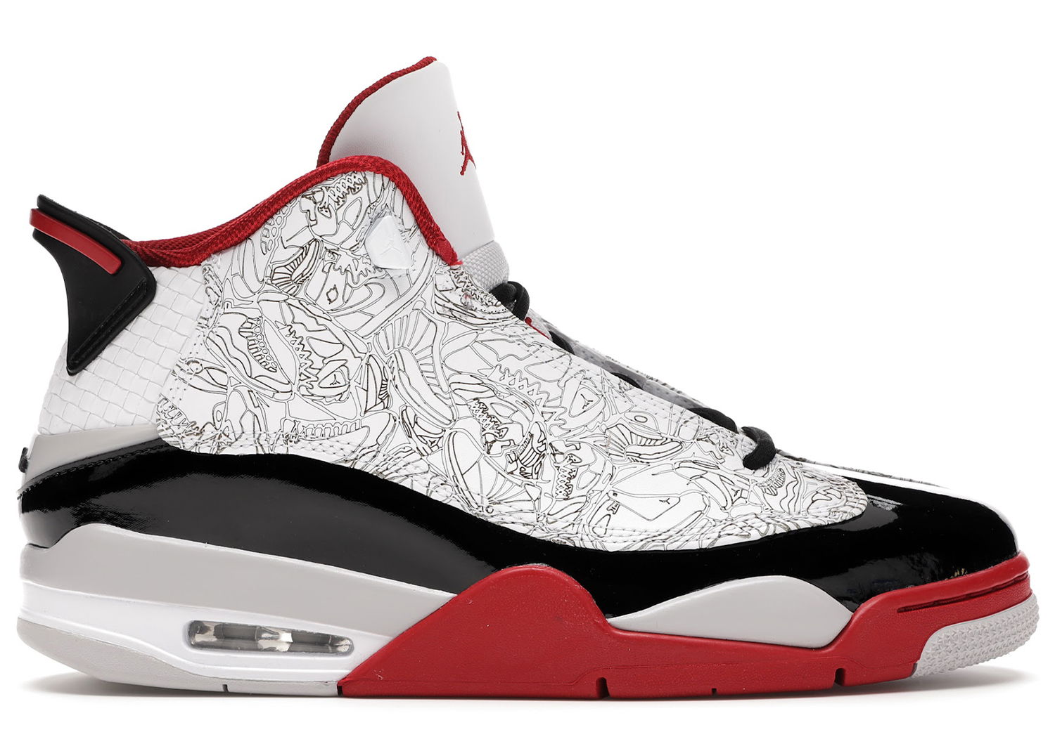 Tenisky a topánky Jordan Jordan Dub Zero White Varsity Red Biela | 311046-116, 0