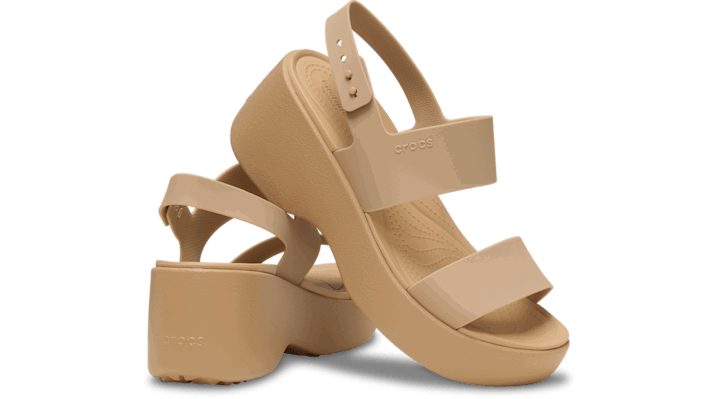 Tenisky a topánky Crocs Brooklyn Sky Platform Sandals Béžová | 212250-2NB, 1