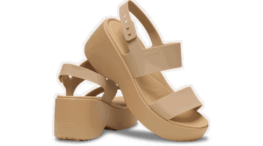 Tenisky a topánky Crocs Brooklyn Sky Platform Sandals Béžová | 212250-2NB, 1