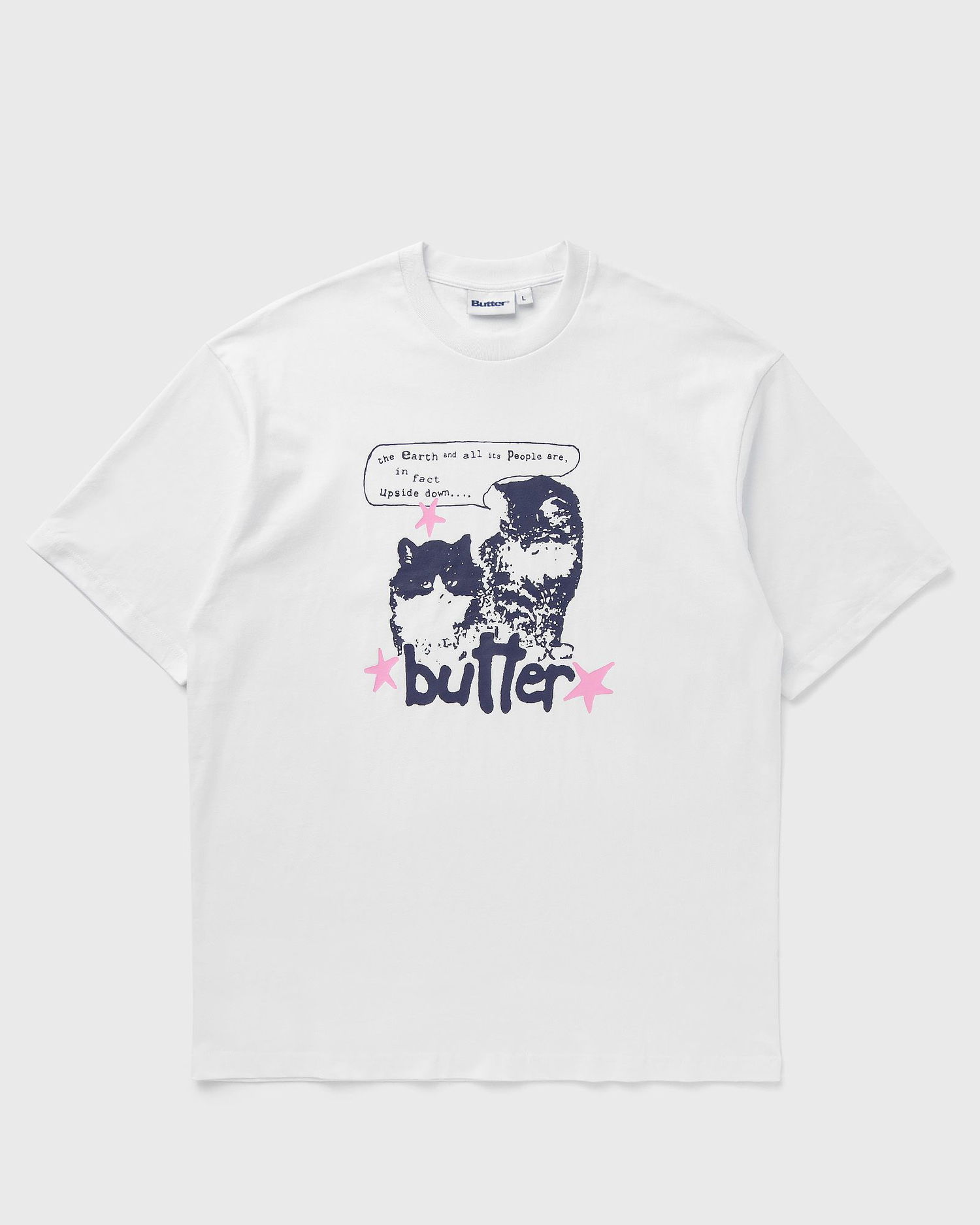 Tričko Butter Goods Upside Down Tee Béžová | P17975, 0