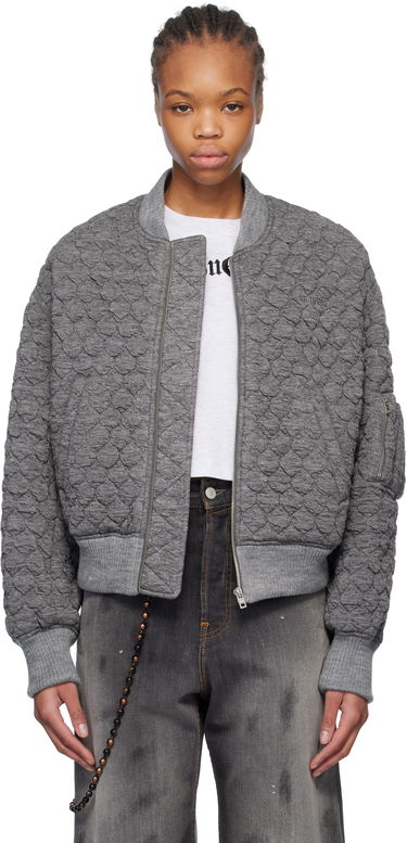 Bomber bunda We11done We11done Quilted Bomber Jacket Šedá | WD-JP0-25-070-W-MG, 0