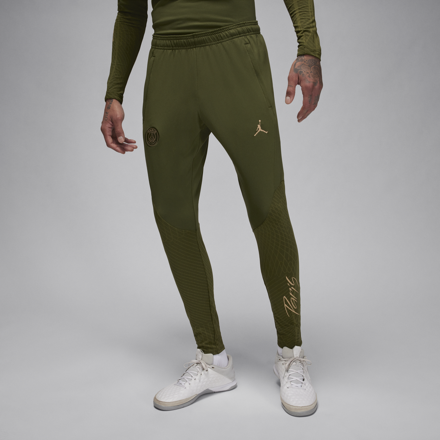 Tepláky Nike Jordan Dri-FIT Paris Saint-Germain Strike Zelené | FD7105-326, 1