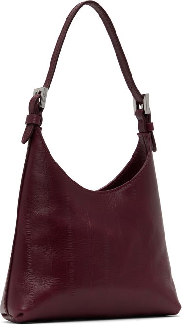 Taška cez rameno BY FAR BY FAR Baby Camryn Shoulder Bag Vínová | MWBTH031CL036RD028PL, 2