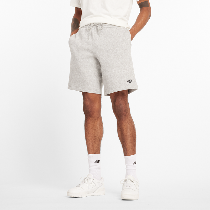 Šortky New Balance NB Shorts Šedá | Pánske šortky New Balance MS43903AG – sivé, 0