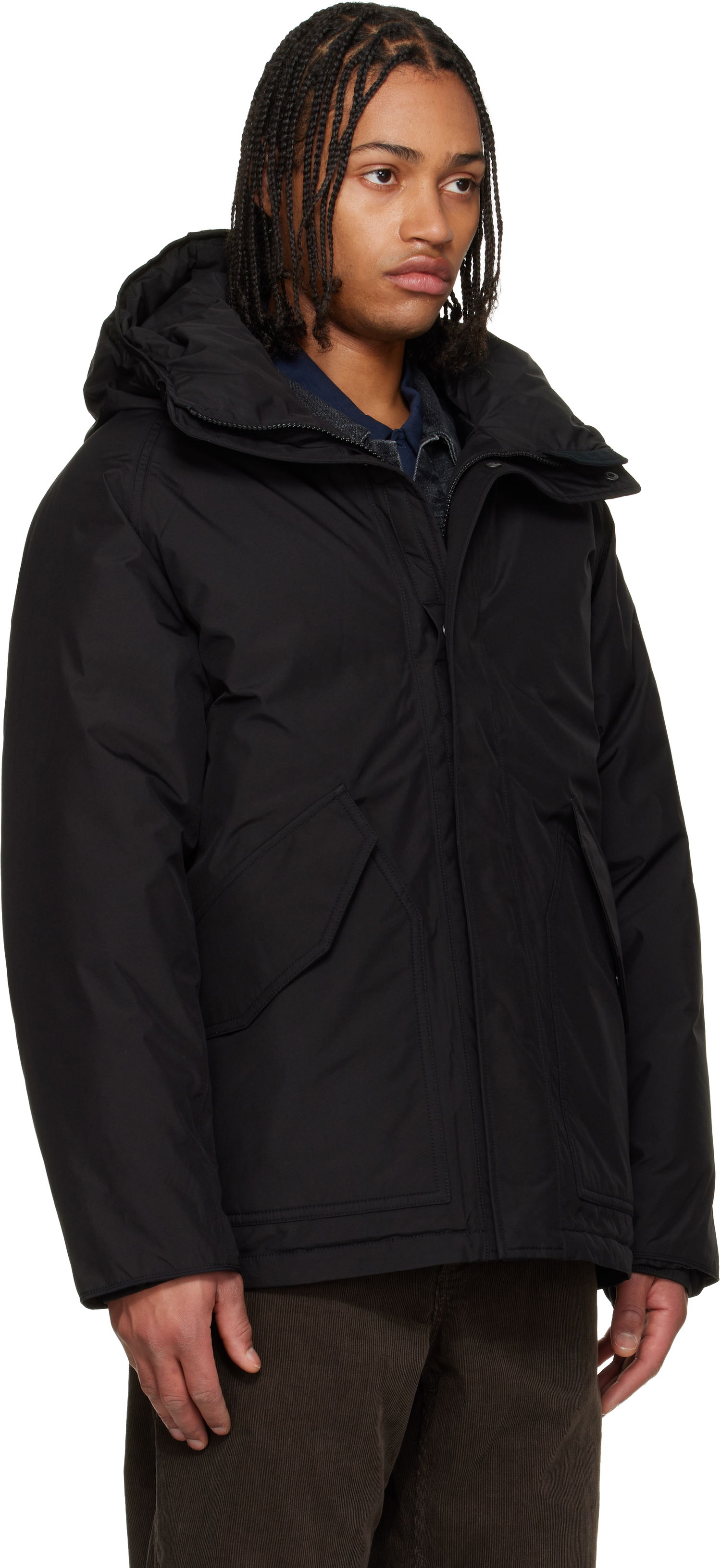 Kabáty NANAMICA GORE-TEX Down Coat Čierna | S25FB059U, 1