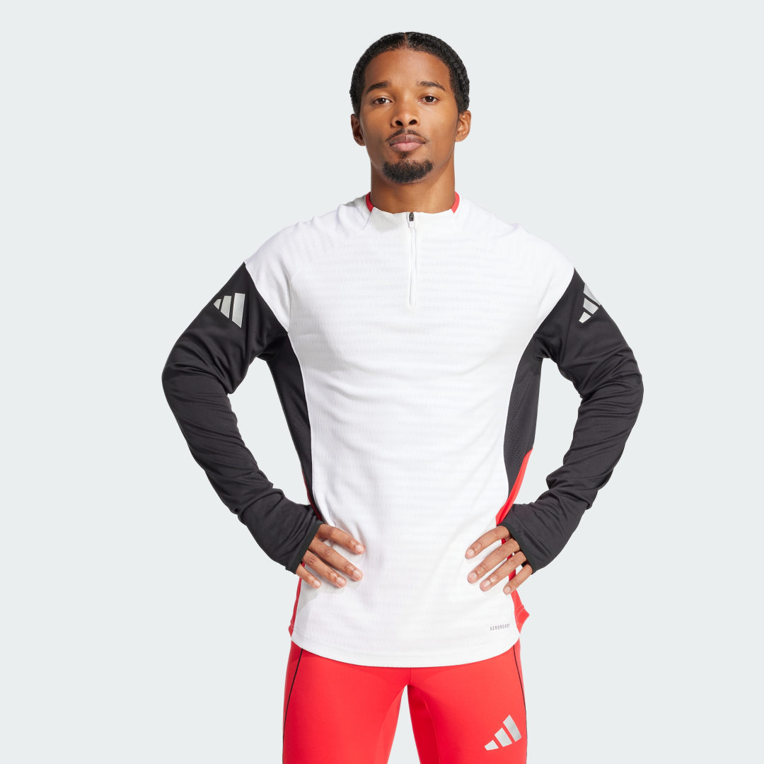 Dres adidas Performance Tiro 25 Pro Training Quarter-Zip Top Biela | JX7074, 0