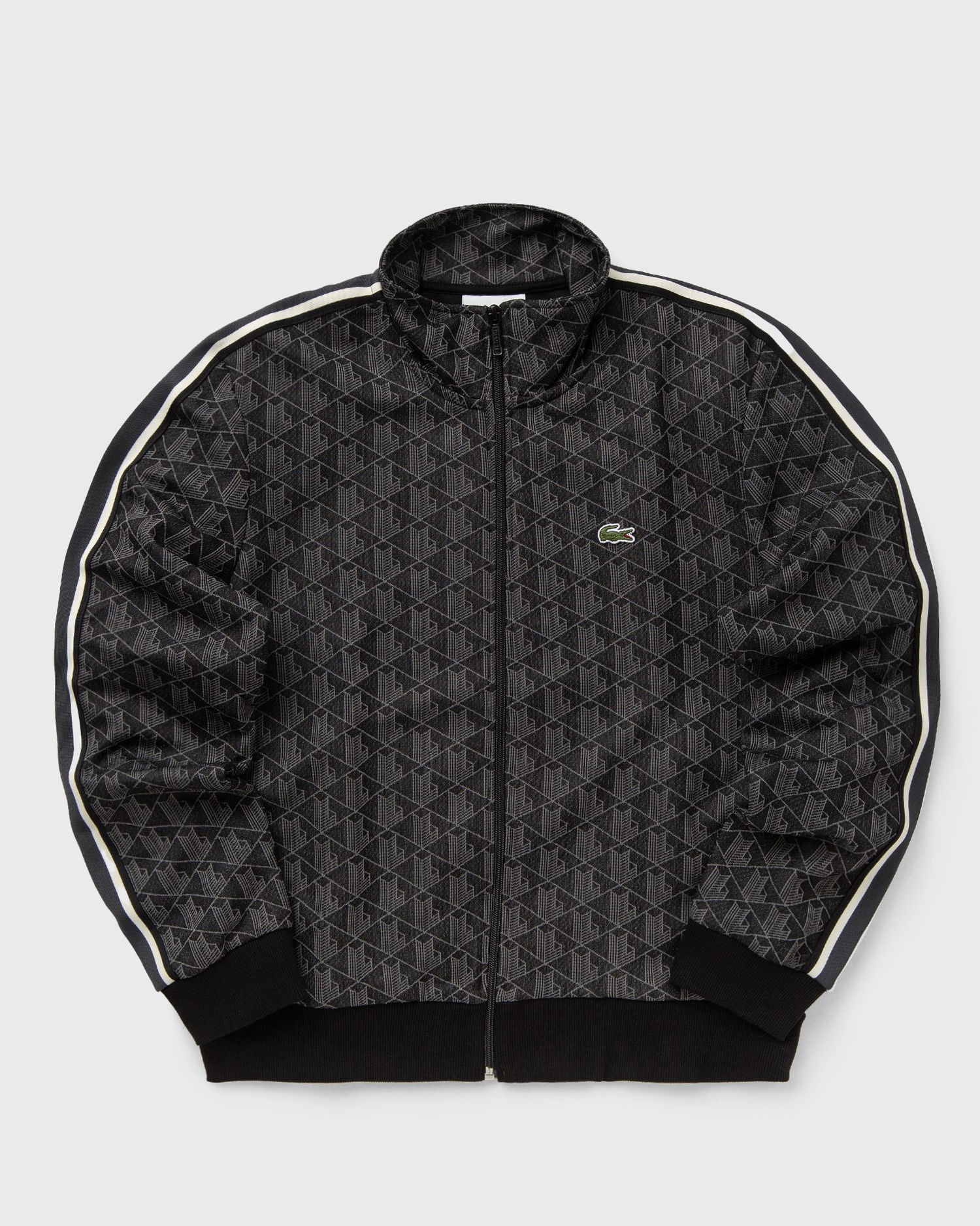 Mikina Lacoste PARIS MONOGRAM TRACKJACKET Čierna | SH1368-4PC, 0