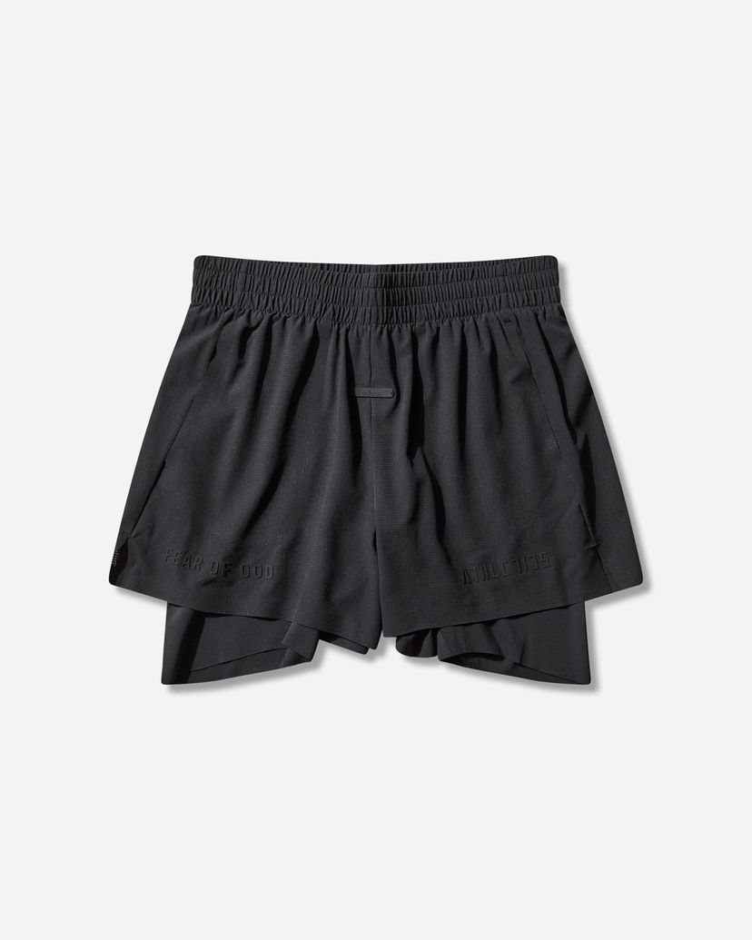 Šortky adidas Originals Fear of God Athletics Layered Shorts Čierna | JZ7377