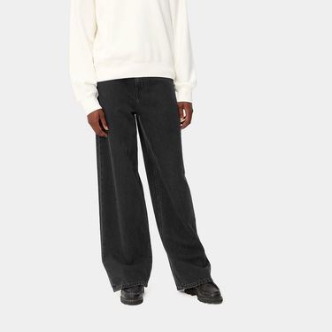 Nohavice Carhartt WIP Jane Pant "Black stone washed" Čierna | I030497_89_06, 0